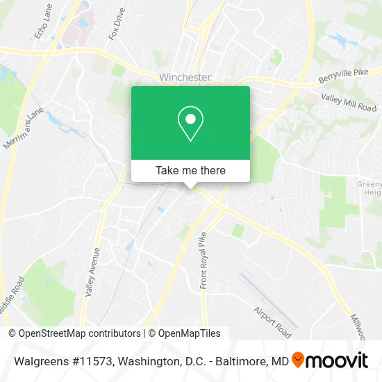 Walgreens #11573 map