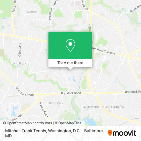 Mitchell Frank Tennis map