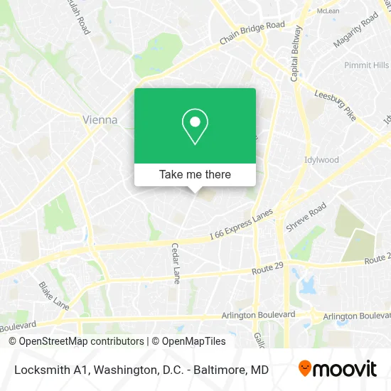 Locksmith A1 map