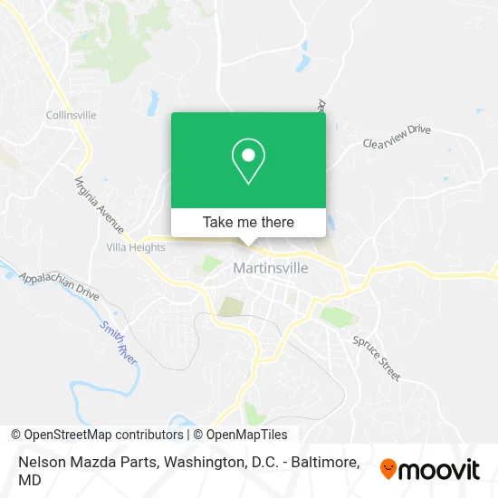Nelson Mazda Parts map
