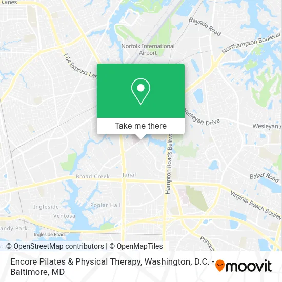 Encore Pilates & Physical Therapy map