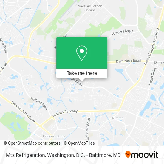 Mts Refrigeration map