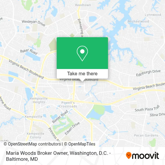 Maria Woods Broker Owner map