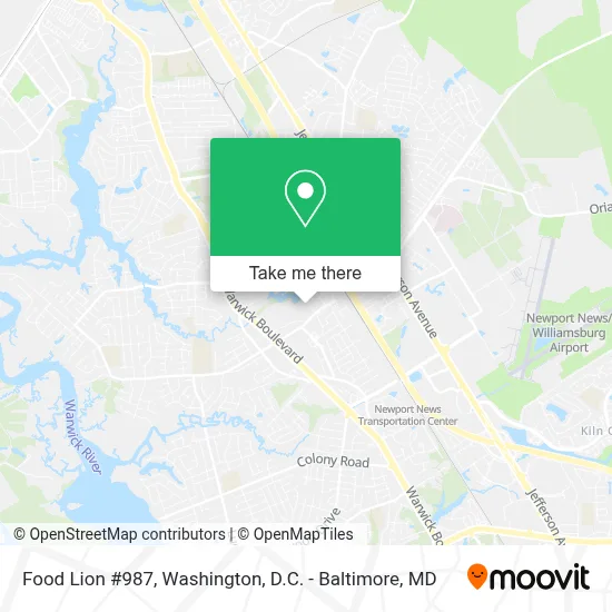 Food Lion #987 map