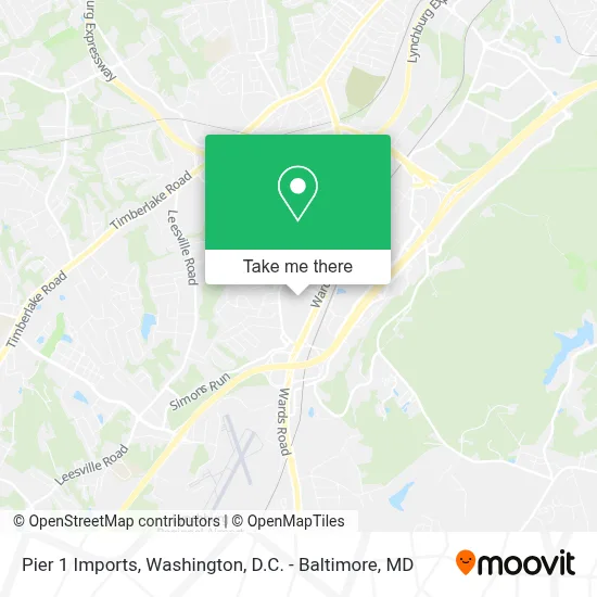 Pier 1 Imports map