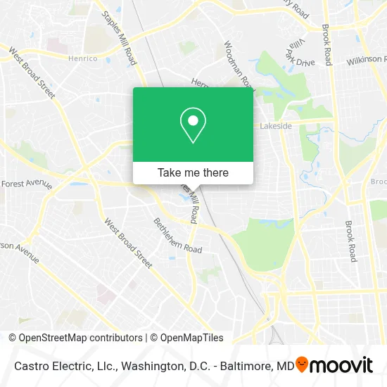 Castro Electric, Llc. map