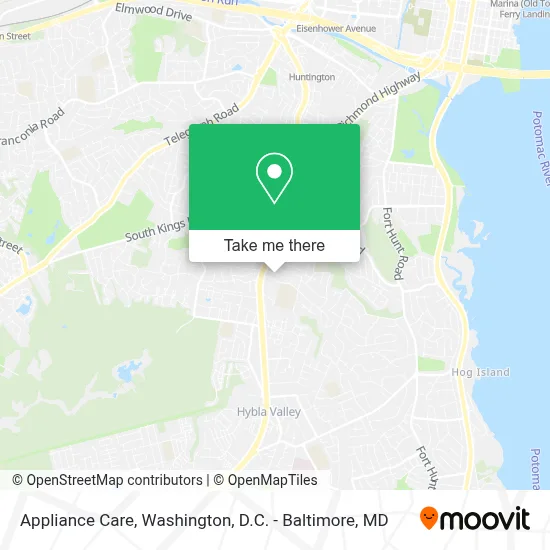 Appliance Care map