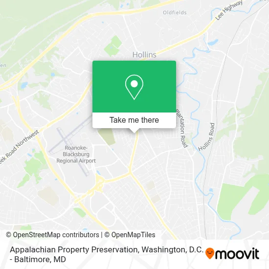 Appalachian Property Preservation map