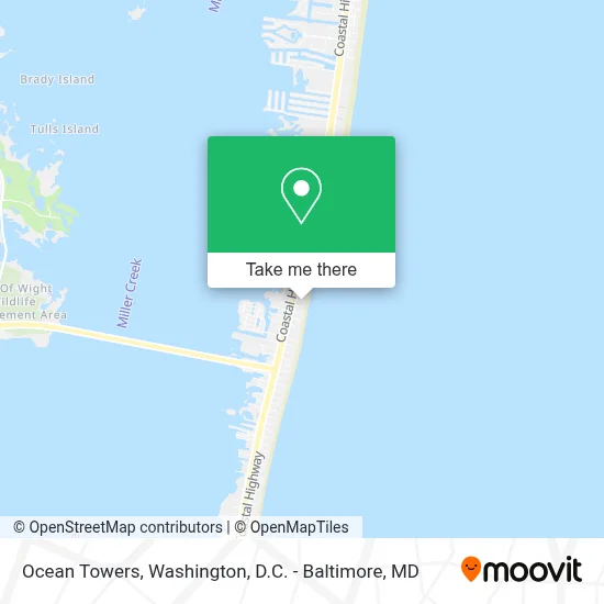 Ocean Towers map