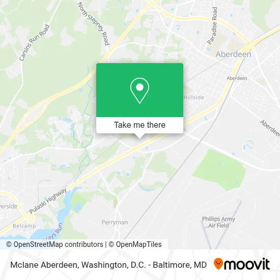 Mclane Aberdeen map