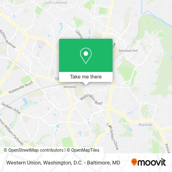 Western Union map