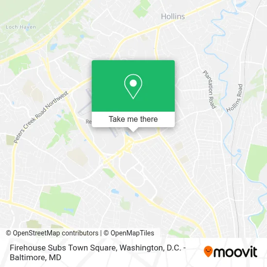 Firehouse Subs Town Square map