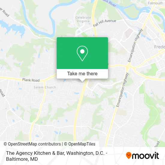 The Agency Kitchen & Bar map