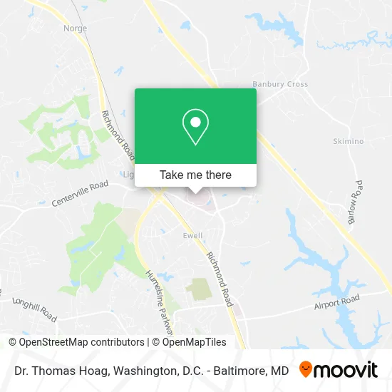 Dr. Thomas Hoag map
