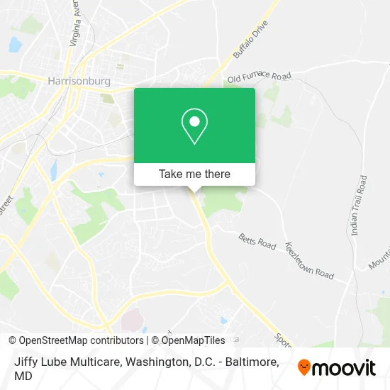 Jiffy Lube Multicare map