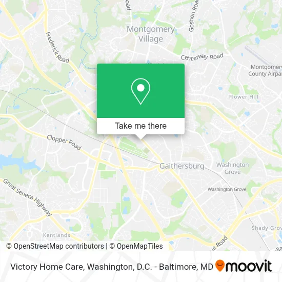 Victory Home Care map