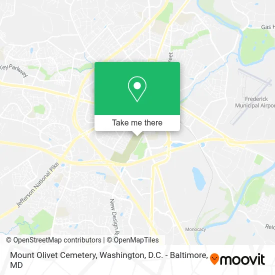 Mount Olivet Cemetery map
