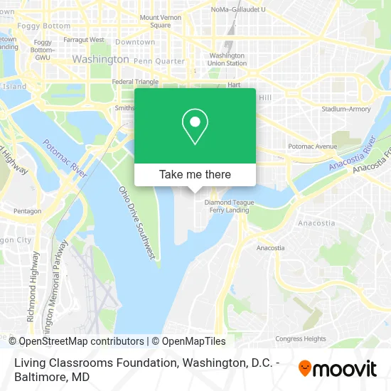 Living Classrooms Foundation map