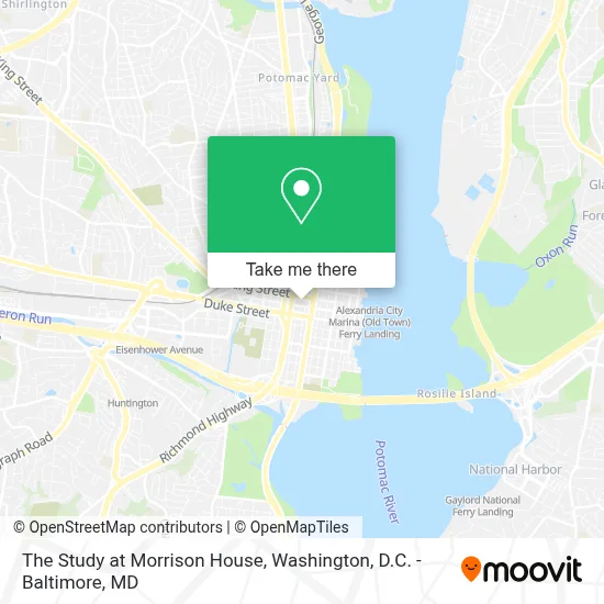 The Study at Morrison House map