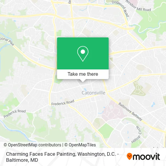 Charming Faces Face Painting map