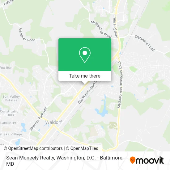 Sean Mcneely Realty map