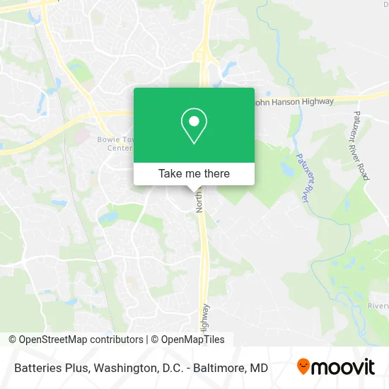 Batteries Plus map