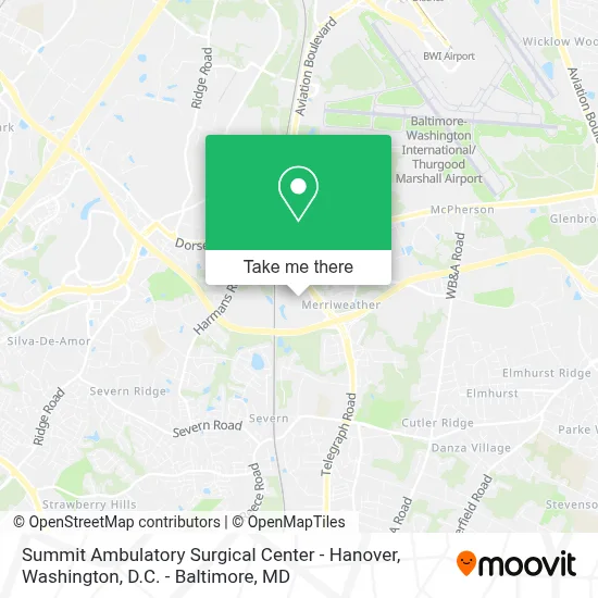 Summit Ambulatory Surgical Center - Hanover map