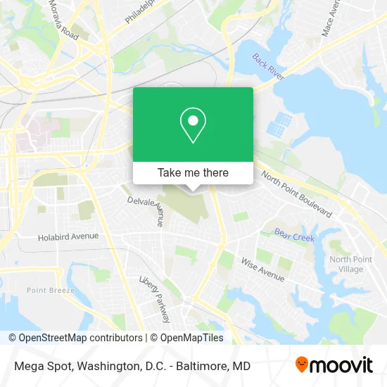 Mega Spot map