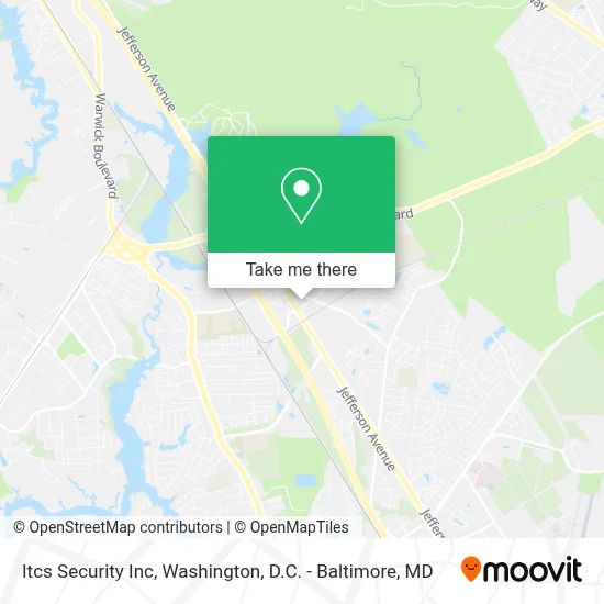 Itcs Security Inc map