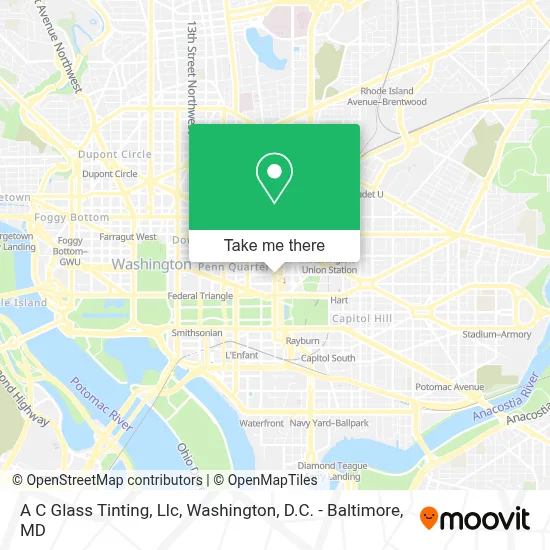 A C Glass Tinting, Llc map