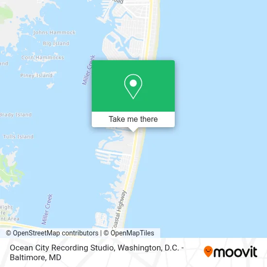 Ocean City Recording Studio map