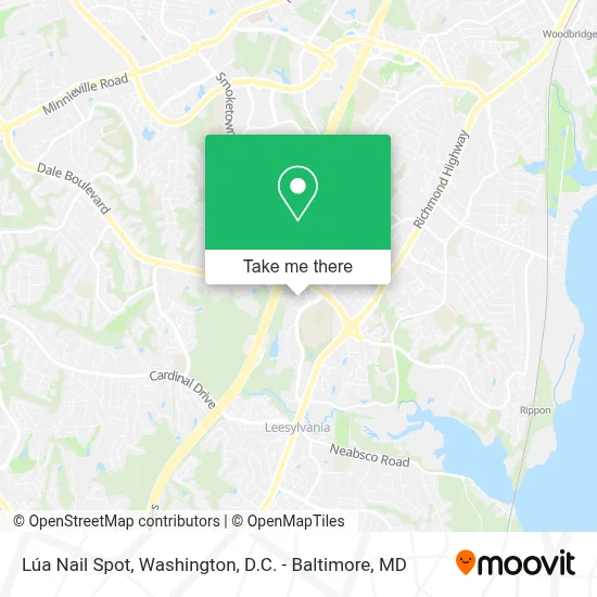 Lúa Nail Spot map
