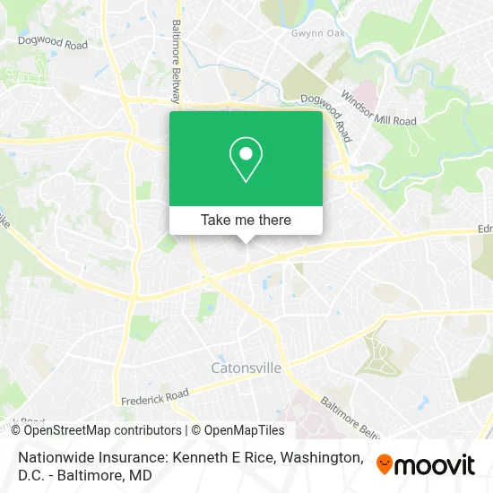Nationwide Insurance: Kenneth E Rice map