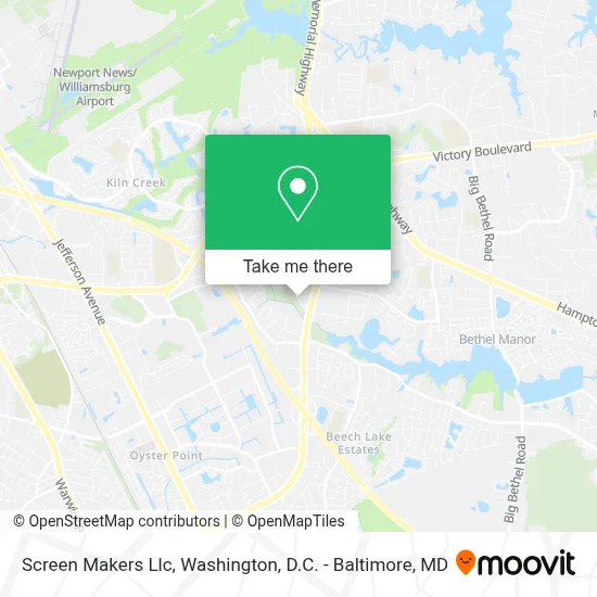 Screen Makers Llc map