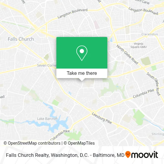 Falls Church Realty map