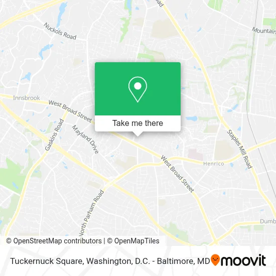 Tuckernuck Square map