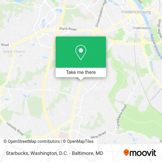 Starbucks map