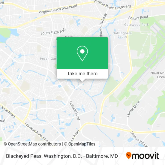 Blackeyed Peas map