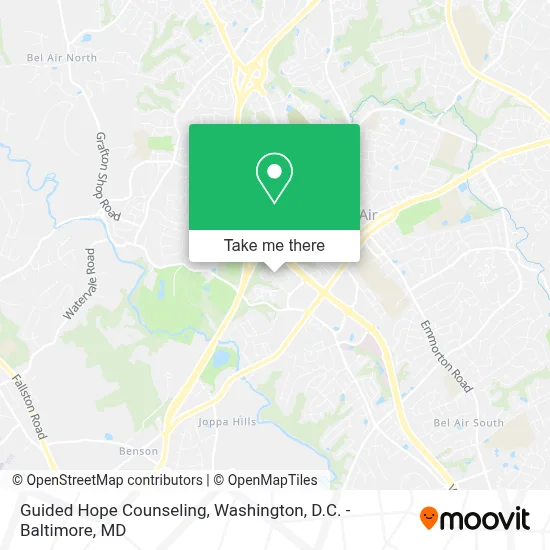 Guided Hope Counseling map