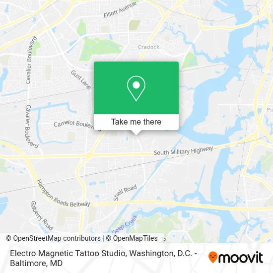 Electro Magnetic Tattoo Studio map