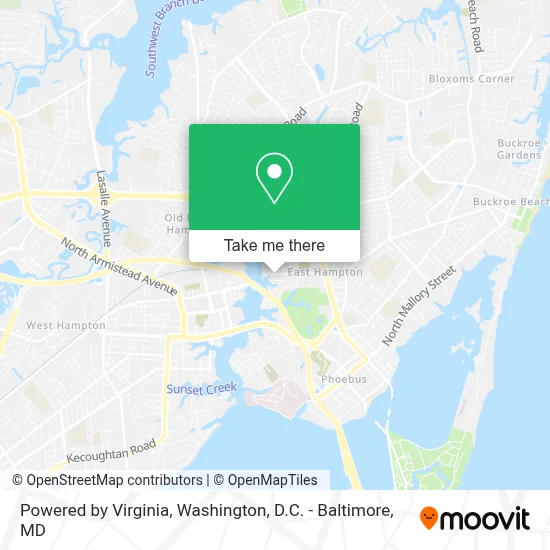 Powered by Virginia map