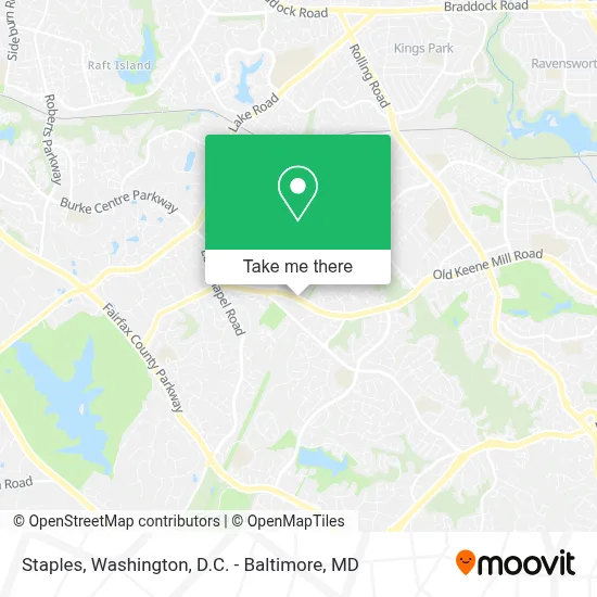 Staples map