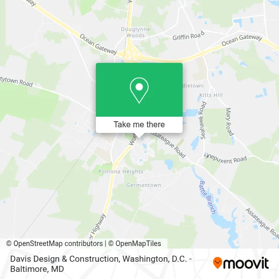 Davis Design & Construction map