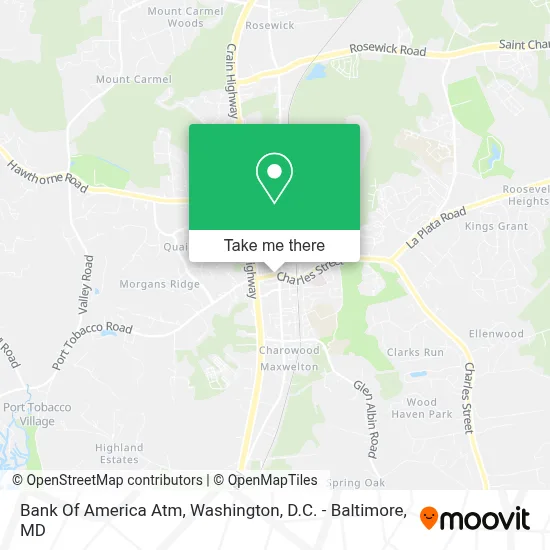 Bank Of America Atm map