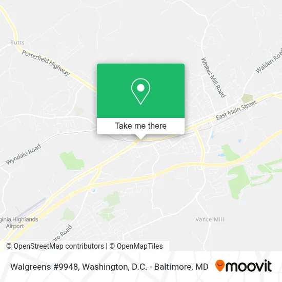 Walgreens #9948 map