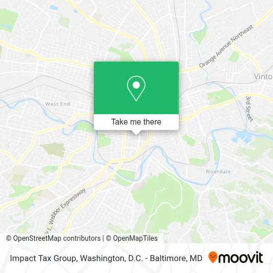 Impact Tax Group map
