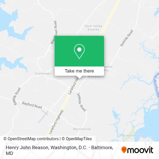 Henry John Reason map