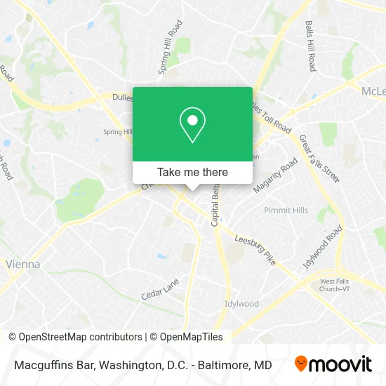 Macguffins Bar map