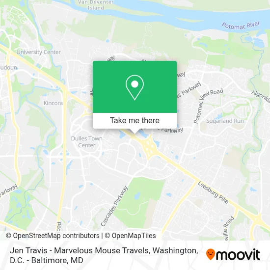 Jen Travis - Marvelous Mouse Travels map