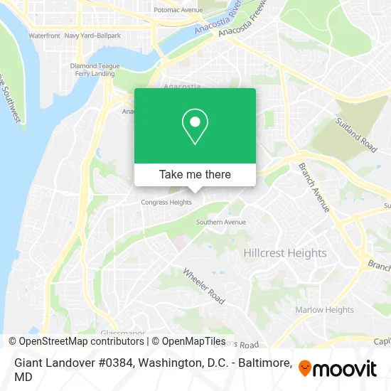 Giant Landover #0384 map